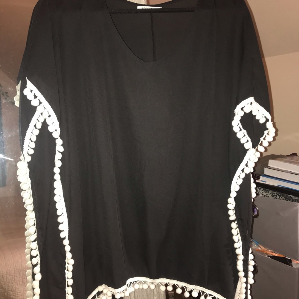 Black Swimsuit Coverup
